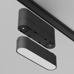 Адаптер к трековому светильнику Radity L115mm черный (магнитный) Maytoni Technical TRA084FC-11SB