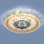 Встраиваемый точечный светильник Elektrostandard 2198 MR16 CL/GD прозрачный/золото