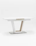 Стол обеденный Stool Group Атланта раскладной 160-200*90 глянцевый белый УТ000002660