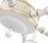 Подвесная люстра Arte Milano AM340837 340837/8 WT+G (220V, на цепи)