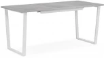 Стол раскладной Woodville Лота Лофт 120 25 мм бетон / белый матовый 489648