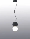 Подвесной светильник iLamp Foxtrot 10694P/1-D100 BK-WH (220V, на тросе, шарики)