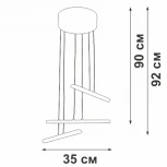 Подвесной светильник светодиодный Vitaluce V3046-0/3S (220V, на тросе)