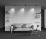 Трековый светильник LED магнитный 12W 48V Maytoni Technical Artisan TR097-2-12W2.7K-M-BB