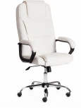 Кресло BERGAMO хром (22) кож/зам, белый, 36-01 Tetchair 19400