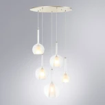 Подвесной светильник каскадный Arte Lamp Gala A2720SP-5SG (220V, на проводе, шарики)