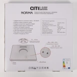 Настенно-потолочный светильник светодиодный с подсветкой Citilux Norma CL748K400 (220V, IP40)