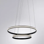 Подвесной светильник ярусный Arte Lamp Meridiana A2198SP-2BK (LED, 220V, пульт управления, на тросе)