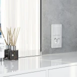 Выключатель одноклавишный (белый акрил) Werkel W1110041 (a063996)