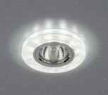 Встраиваемый точечный светильник Elektrostandard 8361-8371 8371 MR16 WH/SL белый/серебро