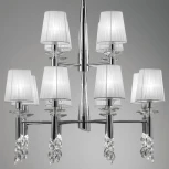 Подвесная большая люстра Mantra Tiffany 3850 (220V, на цепи)