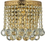 Настенный светильник Arti Lampadari Castellana E 2.10.501 G (220V, хрусталь, подвески)