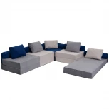 Модульный бескаркасный диван Dreambag Space Серый 4723300