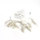 Светодиодная гирлянда Feron 48172 CL18 занавес 1,5*1,5м + 3м мультиколор плавная смена цветов, c питанием от сети, прозрачный шнур