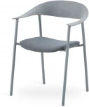 Стул Eila с подушкой пластик серый Stool Group арт.УТ000039777