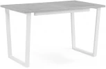 Стол раскладной Woodville Лота Лофт 120 25 мм бетон / белый матовый 489648