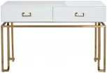 Консольный стол Garda Decor KFG070 (Золото/Белый)