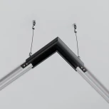 Коннектор угловой для круглого магнитного шинопровода Exility Maytoni Accessories for tracks Exility TRAM034CL-R-41B