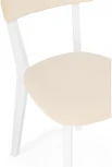 Деревянный стул Woodville Гилмар бежевый велюр / белый 515981