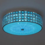 Потолочная люстра RGB на штанге Citilux Портал CL32415G1 (LED, 220V, пульт управления, круглые)