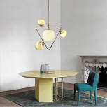 Подвесная люстра на штанге Cosmogony A ImperiumLoft Cosmogony01 (151873-26) (220V, шар)