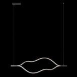 Подвесной светильник светодиодный Loft It Tape Light 10403/1000 SN (220V, на тросе)
