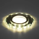 Светильник встраиваемый с белой LED подсветкой Feron CD8120 41909 MR16 G5.3 белый
