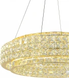 Подвесной светильник (12044/B/1P Gold) Indigo Valore V000099L (LED, 220V, хрусталь, на тросе, круглые)