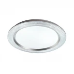 Настенно-потолочный светильник Sonex Vendy 7782/EL пластик/белый/серебро LED 70Вт пульт ДУ (регулировка яркости, 220V, круглые, IP43)