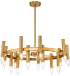 Потолочная люстра большая на штанге Leonardo 2156/05/15P Stilfort (220V, свеча)