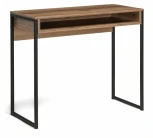 Письменный стол Notta Лео Лофт черный матовый / дуб делано темный 489680