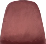 Стул BREEZE (mod. 4724) вельвет/металл, 44 х 53 87 см, Coral (коралловый) HLR44 / белый Tetchair 19185