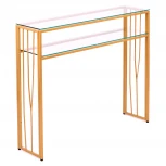 Консольный стол AllConsoles 1122-CG clear золотой