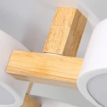 Потолочная люстра Joist 4 White Imperiumloft Joist01 (178323-26) (LED, 220V, пульт управления, круглые)