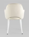 Стул Stool Group Венера велюр кремовый ножки белые УТ000031302