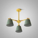 Потолочная люстра на штанге Natura A Green 3 ImperiumLoft Naturaag01 (101825-26) (220V)