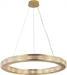 Подвесной светильник Newport 8560 8560/80 C gold polished (220V, хрусталь, на тросе, кольцо)