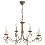 Подвесная люстра Lucia Tucci Fondi 330.8 antique (220V, на цепи, подсвечник, свеча)