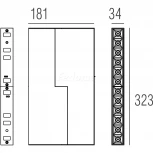 Трековый светильник магнитный Downlight Donolux DL18786 DL18786/12M Black (LED, 24V)