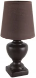 Настольная лампа Lumion Bianka 8162/1T черный, керамика/текстиль E14 1*40W 220V (выключатель)