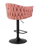 Стул барный LEON (розовая ткань (LAR 275-10))