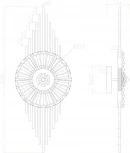 Настенный светильник Arte Lamp Almaaz A2564AP-1PB (LED, 220V)