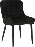 Стул обеденный RICHARD (черные матовые ножки, черный велюр (V108-77))