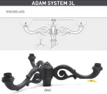 Наземный фонарь Fumagalli Globe 400 G40.208.M30.AYE27 (220V, шарики, IP65)