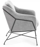 Кресло La Forma (ex Julia Grup) Brida (Серый/ Сталь,Фанера,Пена,Металл,Пенополиуретан)