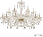 Подвесная люстра Bohemia 105 105/12+6/360 G