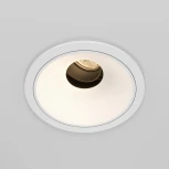 Встраиваемый светильник под гипсокартон Wise 3000K 10W Maytoni DL057-10W3K-W (LED, 220V, круглые)