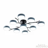 Потолочная люстра на штанге Arte Milano Ferrara 256606/8+1 Bk/Gr (LED, 220V, круглые)