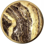 Настенно-потолочный светильник Odeon Light Bergi 5079/30L зол/серо-бежевый/металл/натур.камень/акрил с переключ.цветов.темпер. LED 30W 3000К/4000K/6000K (220V, круглые)