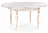 Стол Woodville Брейзер молочный / золото 483906